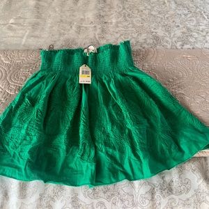 Green max studio mini skirt
